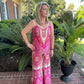 Stella Top & Bottom Set | Pink Paisley