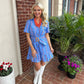 Macie Dress | Blue