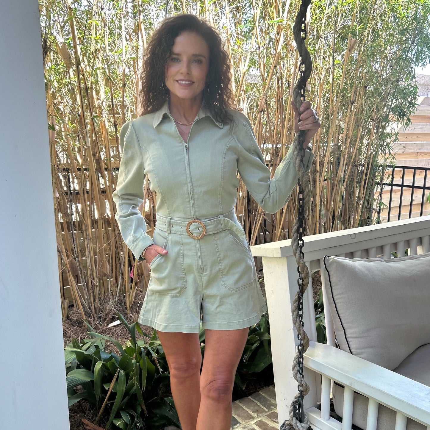 Courtney Romper | Olive