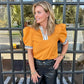 Brenda Top | Mustard