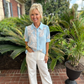 Sandy Top | Blue Floral