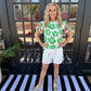 Blythe Floral Top | Green Combo