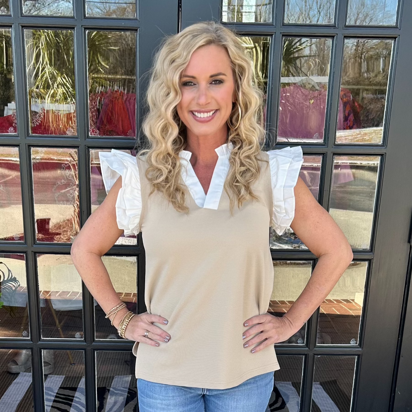 Scarlett Top | Tan