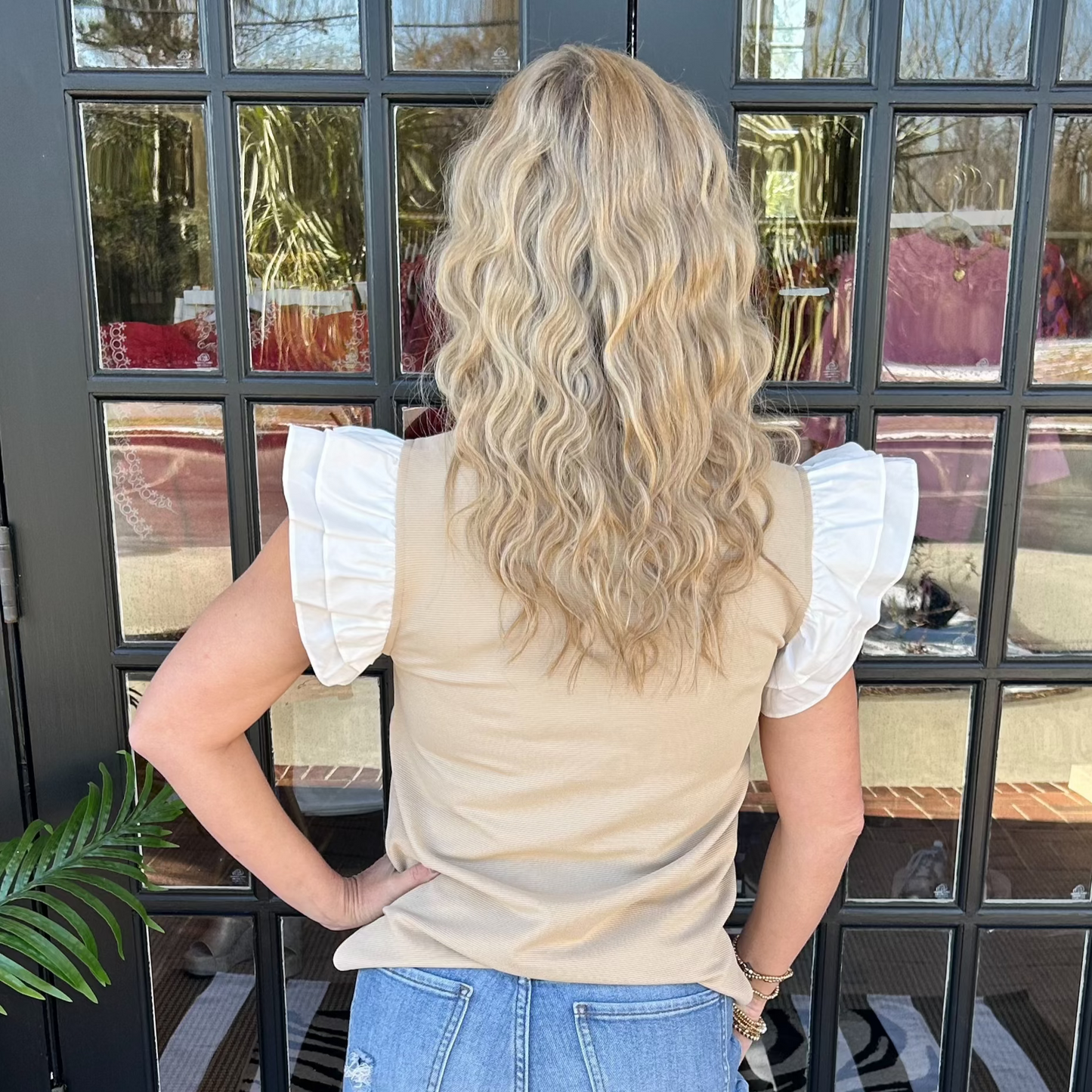 Scarlett Top | Tan