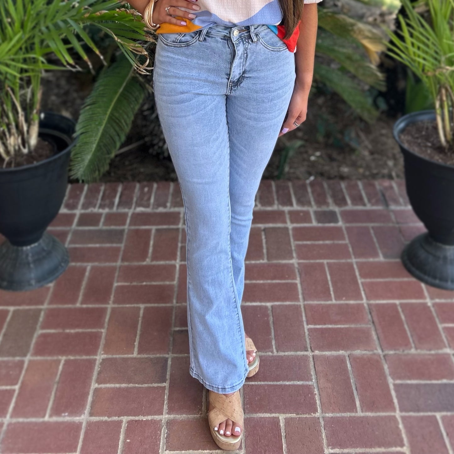 Finley Denim Pants | Light Wash