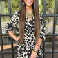 Kristen Dress | Khaki Animal Print