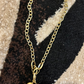 Large Gold Heart Necklace