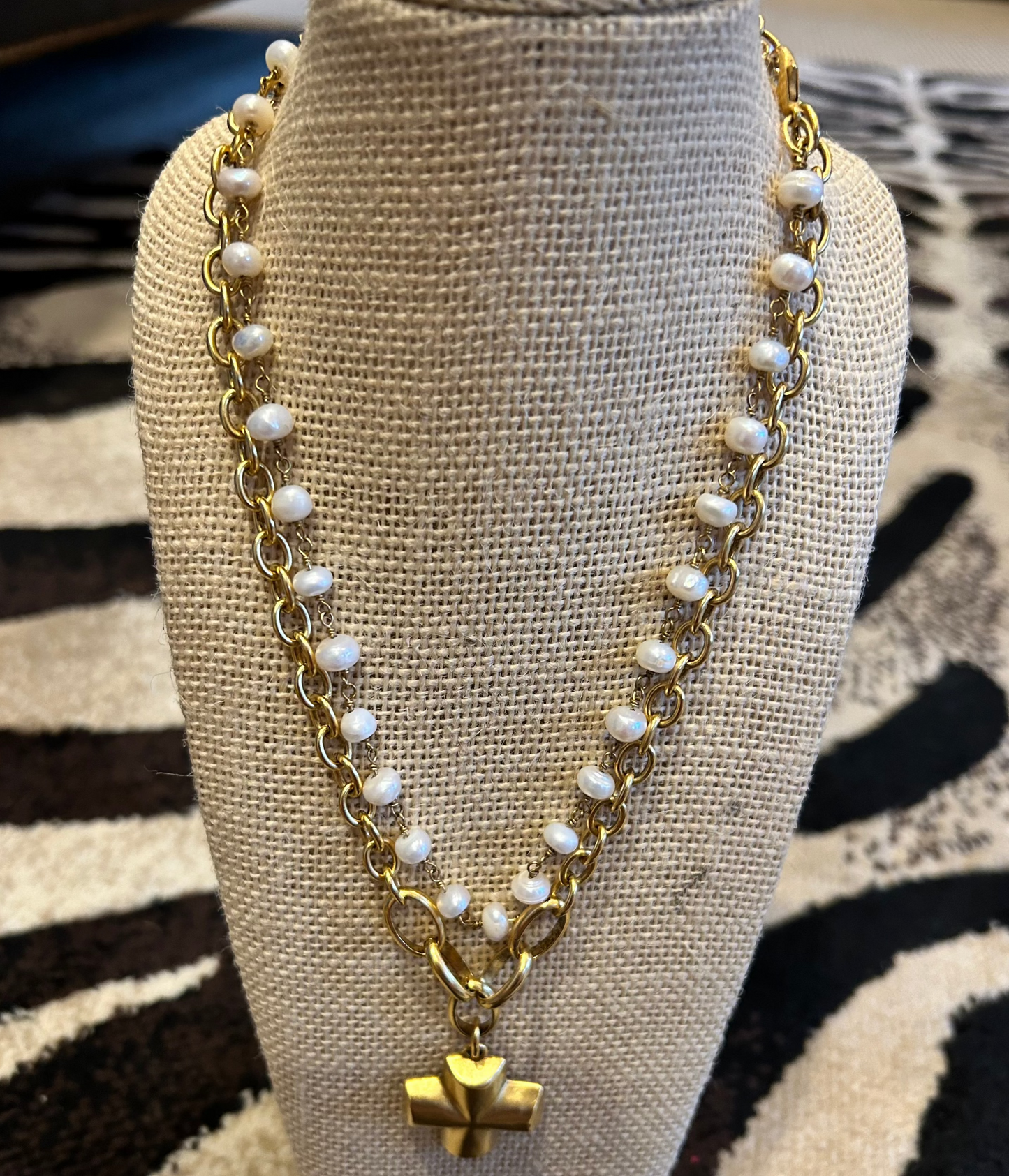 Pearl and Gold Necklace