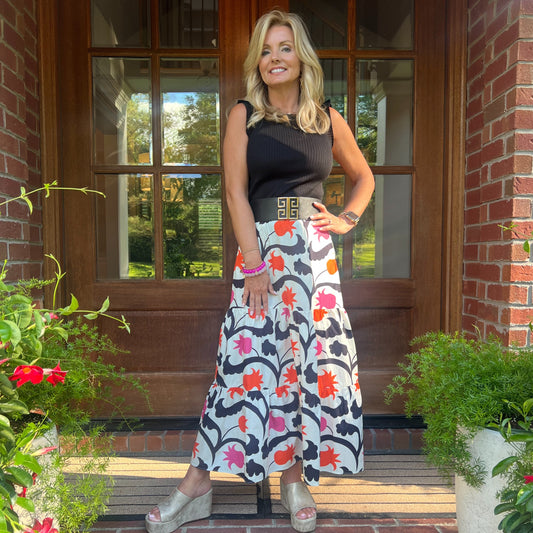 Freya Tulip Print Skirt