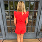 Poppy Romper | Red