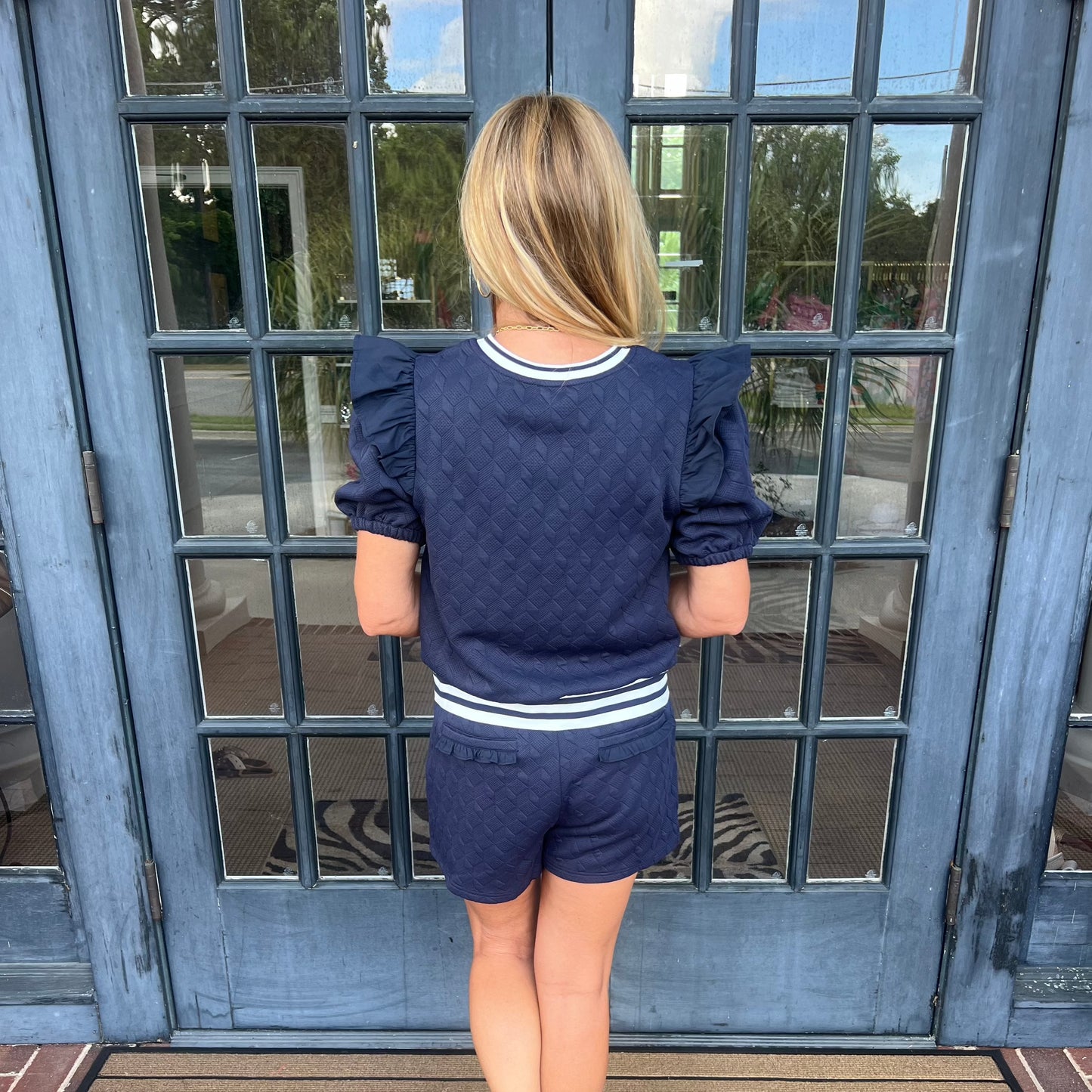 Mia Shorts | Navy