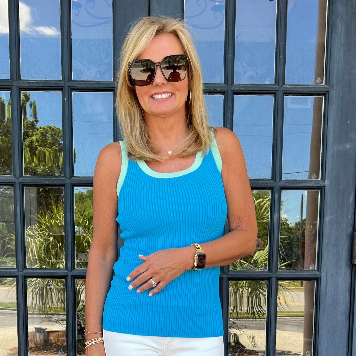 Tammi Tank Top | Ocean Blue