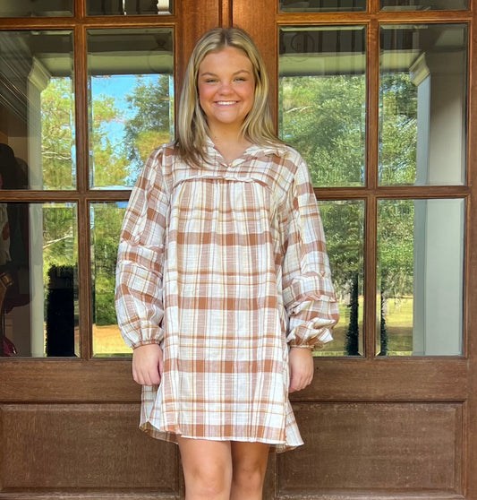 Remington Plaid Mini Dress