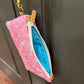 Emilia Bamboo Wristlet | Pink