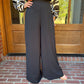 Darby Wide Leg Pants | Black