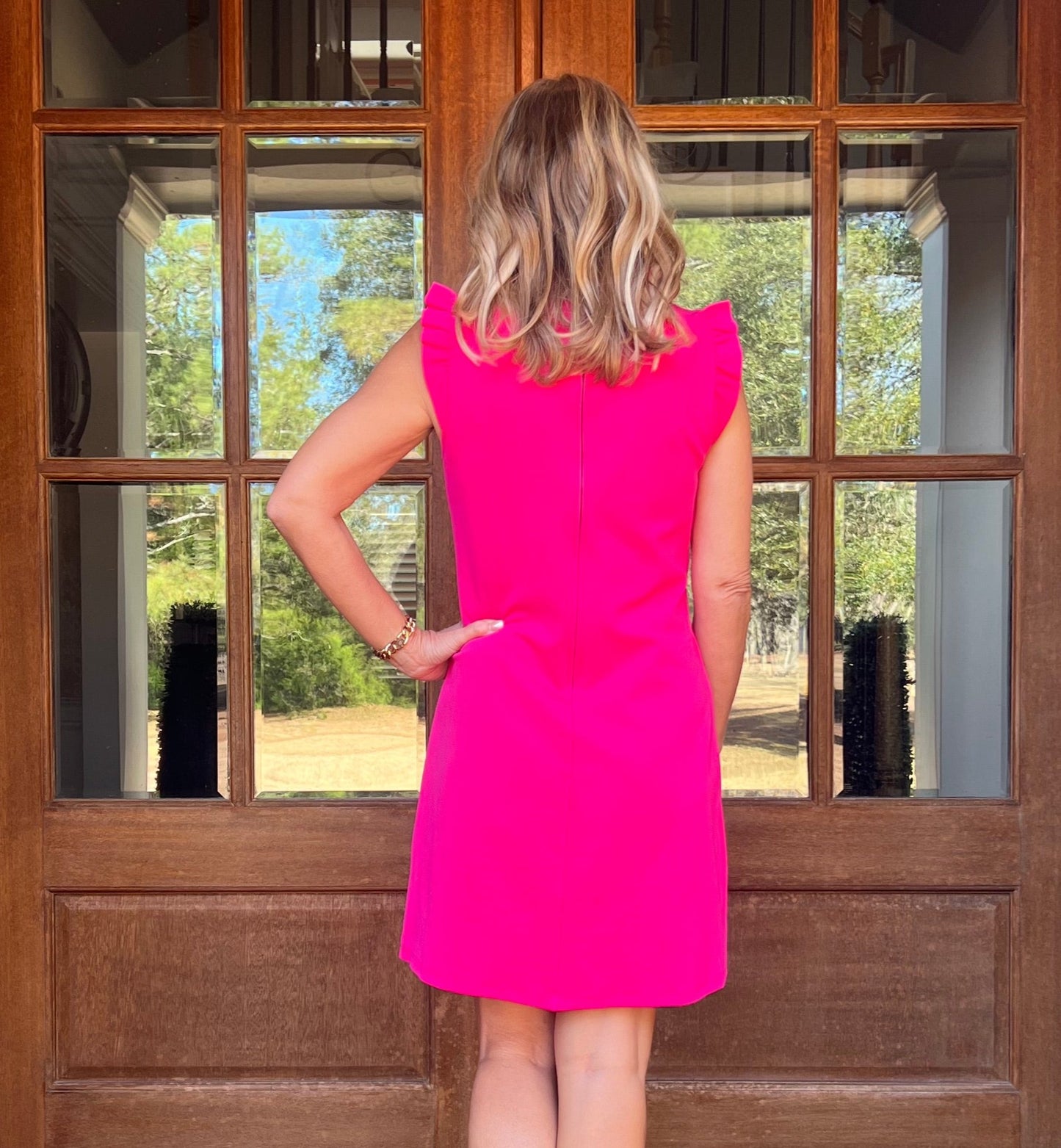 Heather Sleeveless Dress | Pink