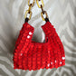 Kaylee Crochet Purse | Red