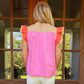 Kally Colorblock Top | Pink