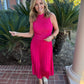 Leoni Dress | Hot Pink