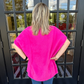 Mamie Sweater | Hot Pink