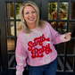 Santa Baby Sweater | Pink