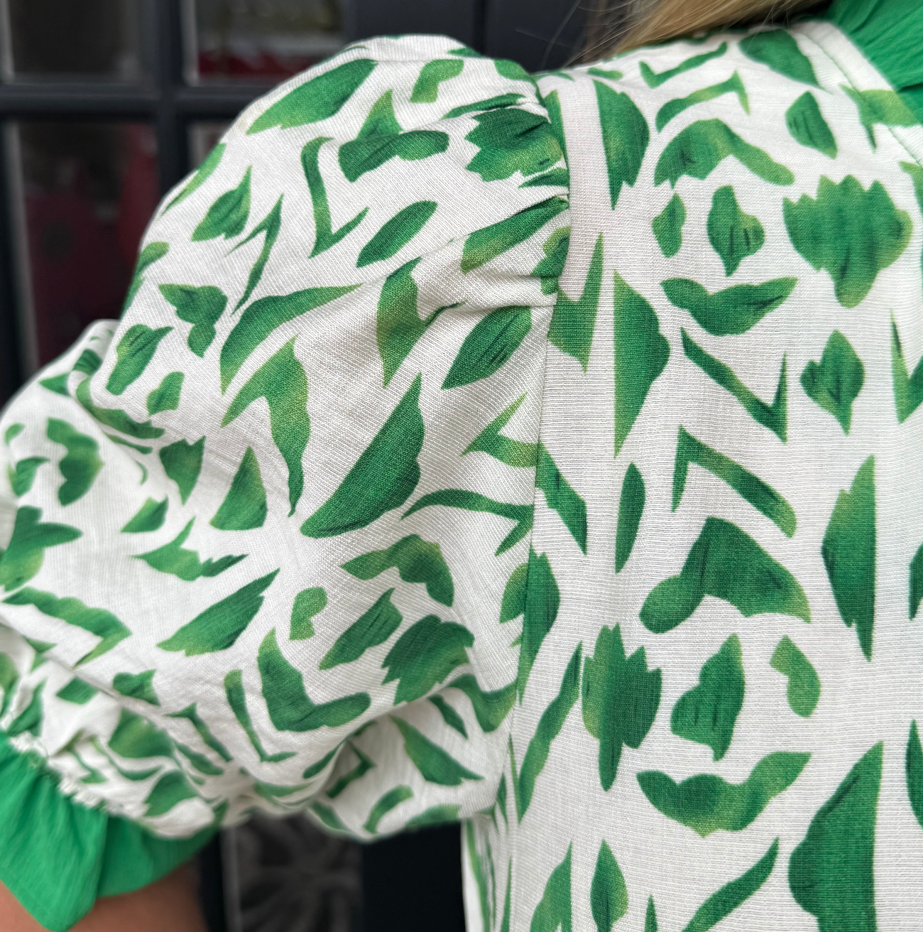 Larken Dress | Green-White Mix Angela James Lifestyle Boutique, LLC Larken Dress | Green-White Mix Angela James Lifestyle Boutique, LLC