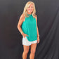 Delilah Sleeveless Top | Green