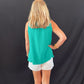 Delilah Sleeveless Top | Green