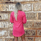 Sheila Corduroy Dress | Pink