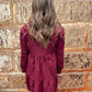 Lauren Poplin Dress | Wine