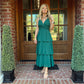 MeLisa Midi Dress | Emerald